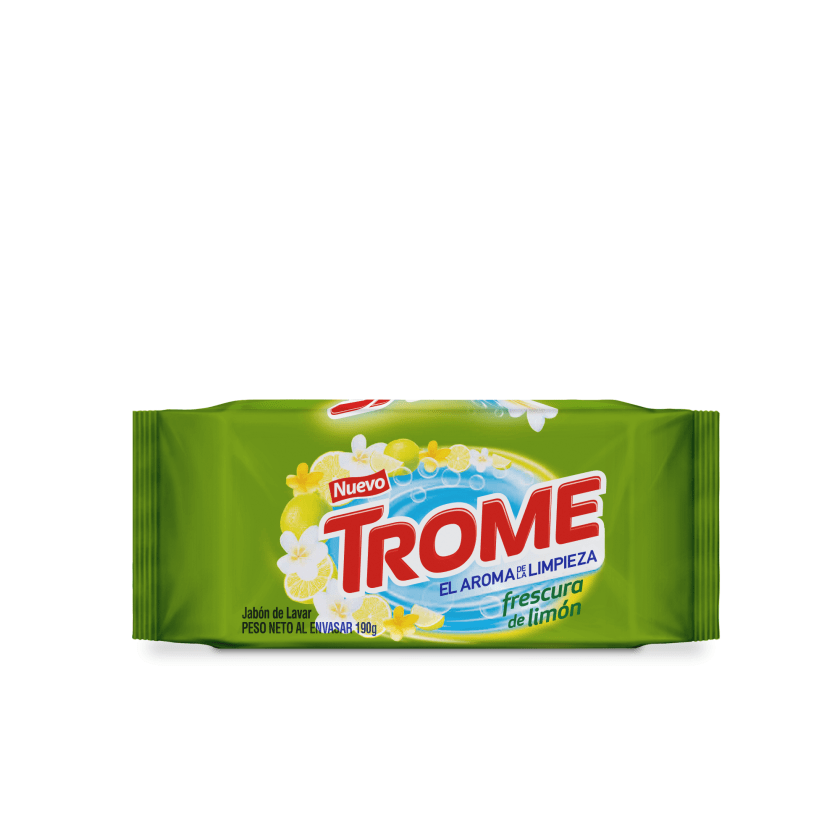 Jabón en Barra Trome Para Lavar Frescura de Limón 190 G