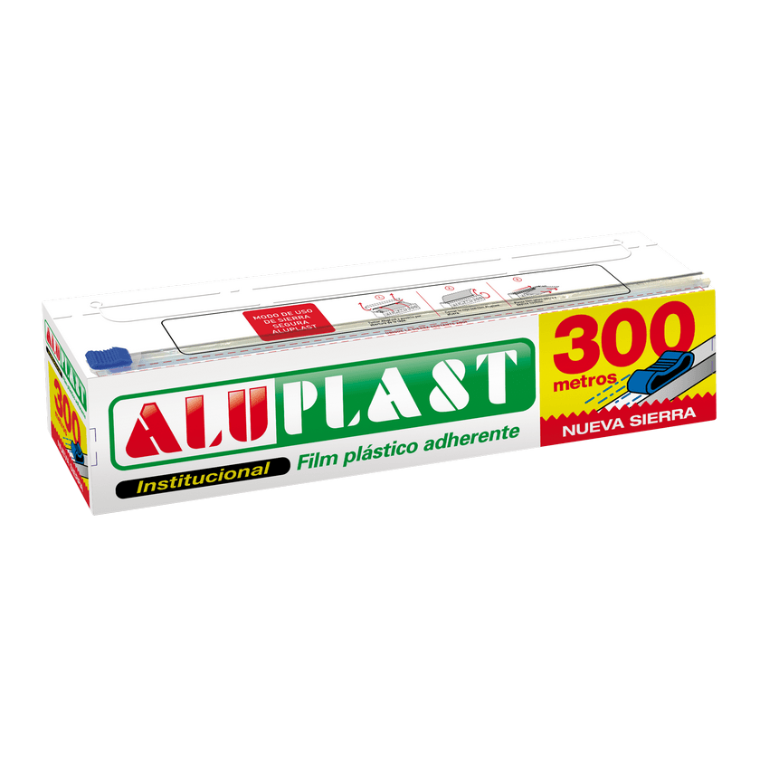 Film Plástico Alusa Aluplast Industrial 28 cm x 300 m