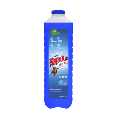 Detergente Líquido Sapolio Ultra Matic 1.5 l