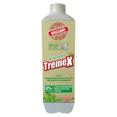 Lavalozas Tremex Orgánico con Extracto de Té Verde 1.5 l