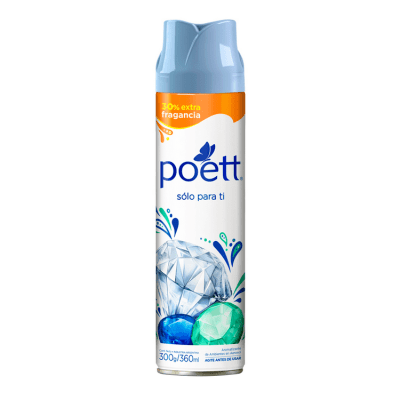 Desodorante Ambiental Poett Aerosol Sólo para Ti 360 ml