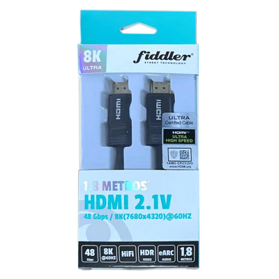 Cable HDMI Fiddler Audio Video 8K 1.8 m