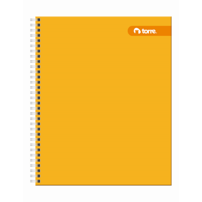 Cuaderno Universitario Torre Liso M7 Espiral Doble 100 Hojas Colores Surtidos