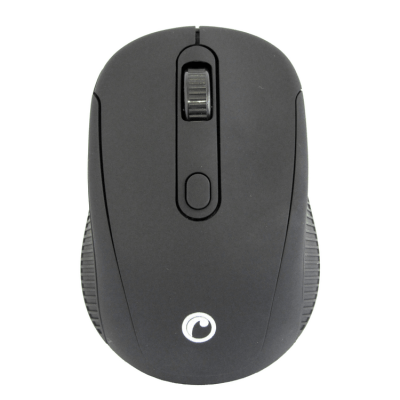 Mouse Fiddler Inalámbrico USB Negro + Pilas