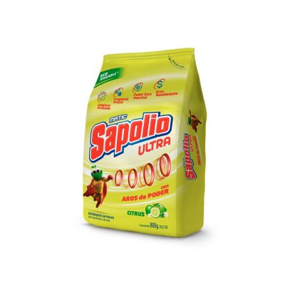 Detergente Polvo Sapolio Matic Citrus 800 g