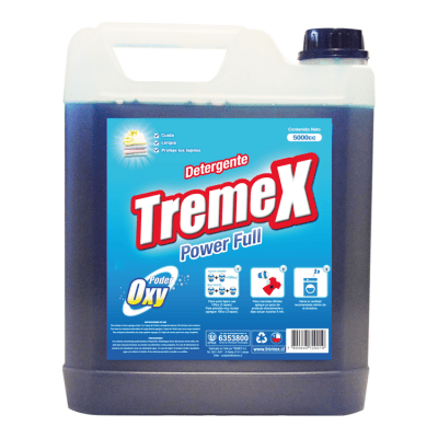 Detergente Líquido Tremex para Ropa Poder Oxy 5 L