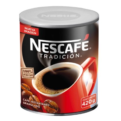 Café Instantáneo Nescafé Tradición granulado 420 g