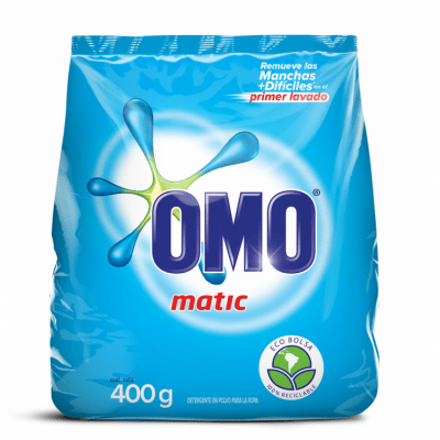 Detergente Polvo Omo Matic Multiacción 400 g