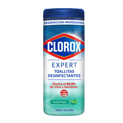 Toallitas Desinfectantes Clorox Expert Fresco 30 Unidades